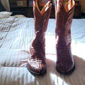 Men Cowboy boots, all Leather